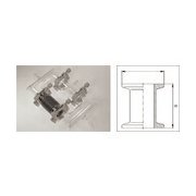 292-64-55-49 [TGK ニップル NW50 石英ガラス]