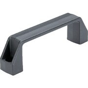 HALDER アーチ形グリップ プラスチック 黒 24320.0020
