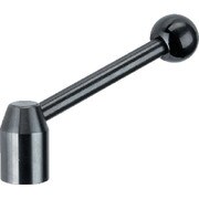 クランピングレバー メネジ付 スチール 24430.0032