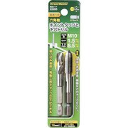 六角軸ポイントタップ M10×1.5mm 8.5mm下穴ドリル付 22265