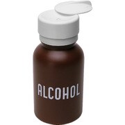 ディスペンサー（ALCOHOL） 茶 丸型 240CC 35601