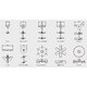 攪拌翼 先端用ソフト十字 SUS316製 386-63-04-03