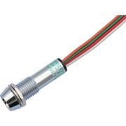 3DUL-10JPL-DC5V-60V-RGO/C [サカズメ 3色（赤・緑・橙）点灯LED表示灯 3DUL-10ML 径10]
