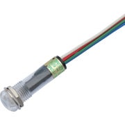 3DUL-10ML-DC5V-60V-RGB/C [サカズメ 3色（赤・緑・青）点灯LED表示灯 3DUL-10ML 径10]