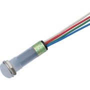 3DUL-10ML-DC5V-60V-RGB/W [サカズメ 3色（赤・緑・青）点灯LED表示灯 3DUL-10ML 径10]