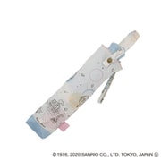 折りたたみ傘 サンリオ 55cm 手開き式 安全カバー付 ハローキティ/街並みシャボン 90506