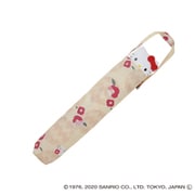 20UFKT-4 [キャラクターアンブレラフェイス サンリオ折りたたみ傘 手開き式 雨晴兼用雨傘 ハローキティ ツバキ]