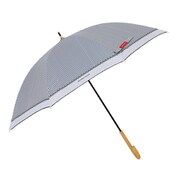 OL-46-50P [OLIVEdesOLIVE 晴雨兼用長傘 手開き BK ストライプ]