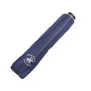 20BHPC-SP-70SM 日傘 晴雨兼用 BHPC ビバリーヒルズポロクラブ 70cm 手開き式 大きい 遮熱 遮光 UVカット 99%以上 遮熱効果付 安全カバー付 ネイビー/ストライプ 71139