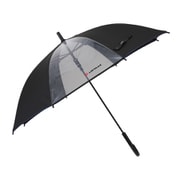 AW-104-55A [AIRWALK 1コマ透明ジャンプ式 雨傘 BK ムジ]