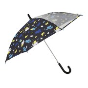 1コマ透明ジャンプ式 雨傘 BK ペイント 20RKL-50A-1