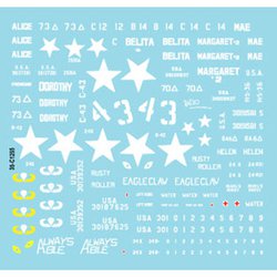 SD35-C1255 朝鮮戦争に派遣された米陸軍戦車 M24/M26/M45 1950～53 [1/35スケール ミリタリー用デカール]