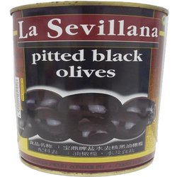 ラ・セビリアーナ ブラックオリーブ（種抜き） 350g