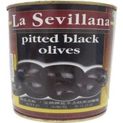 ラ・セビリアーナ ブラックオリーブ（種抜き） 350g