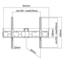 テレビ 壁掛け STARPLATINUM  37-65インチ対応 Mサイズ Amazon.co.jp: STARPLATINUM テレビ壁掛け金具 TVセッターチルト
