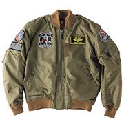 レーシングジャケット HOUSTON HTVA1921W MA-1 M/C JAC KH 2XL