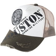 キャップ HOUSTON 19FW HT PRINT&WAPPEN MESH CAP KH