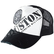 キャップ HOUSTON 19FW HT PRINT&WAPPEN MESH CAP BK