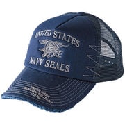 キャップ HOUSTON 19FW HT NAVY SEALS MESH CAP NV