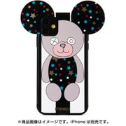 17239 [IPHORIA iPhone 11 用ケース Teddy Case Stars B&W Stripes]