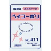 HEIKO ポリ規格袋 ヘイコーポリ No.411 紐なし