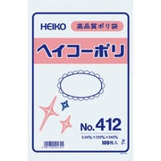 HEIKO ポリ規格袋 ヘイコーポリ No.412 紐なし