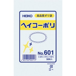 HEIKO ポリ規格袋 ヘイコーポリ No.601 紐なし