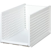 組み合わせて使える収納トレー ミディL ホワイト MOS-27 W
