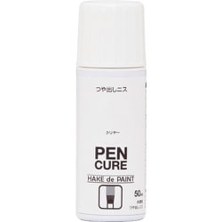 ペンキュア HAKEdePAINT つや出しニス 50ml クリヤー [水溶性アクリル樹脂塗料]