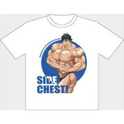 ダンベル何キロ持てる？ 街雄さんTシャツ L [キャラクターグッズ]