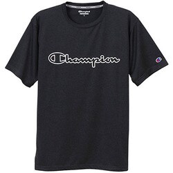 C3PS320-090-L [Champion（チャンピオン） C VAPOR Tシャツ メンズ ブラック L]