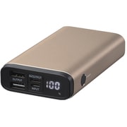 モバイル充電器 10000mAh PD18W対応 ゴールド GH-BTPF100-GD