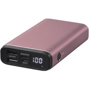 モバイル充電器 10000mAh PD18W対応 ピンク GH-BTPF100-PK