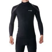 7091401 [Silva Golf メンズインナーLSモック BLACK XL]