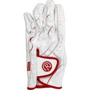 7106201 [GOLF グローブ WHITE×RED 25cm]