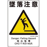 建災防統一安全標識 墜落注意
