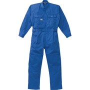 つなぎ服 銀ナノ 4Lサイズ マリンブルー