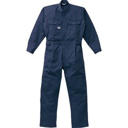 つなぎ服 銀ナノ LLサイズ ネイビーブルー