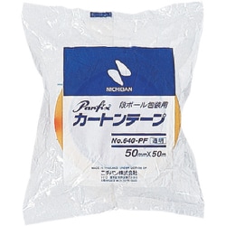 ニチバン カートンテープ640PF黄土 50mm×50m