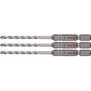 磁器タイル用ドリルAPD 3本組 径:3.5mm 有効長:45mm