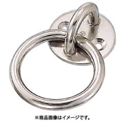 B-054 [ステンレス ラウンドアイ 丸カン径33mm 内径30mm （205-1937） 1個]