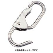 B-104 [ステンレス スナップフックWD型 線径5mm 長さ80mm （205-1889） 1個]
