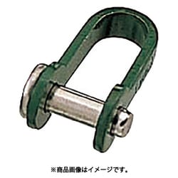 B-1221 [ステンレス リベット式シャックル グリーン 呼び4mm （205-3448） 1個]