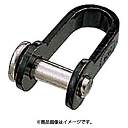 B-1229 [ステンレス リベット式シャックル ブラック 呼び5mm （204-5613） 1個]