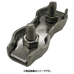 ステンレス ダブルワイヤークリップ 使用ロープ径3mm
