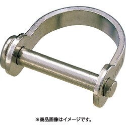 B-271 [ステンレス リベット式シャックル 幅広タイプ 呼び4mm （204-4049） 1個]