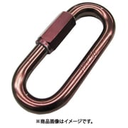 アルミリングキャッチ(アルマイト付) ブラウン 線径4mm 長さ34mm