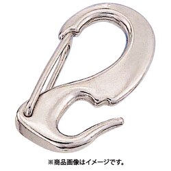 ステンレス オープンマガタマフック 長さ80mm （205-1861） 1個 B-141