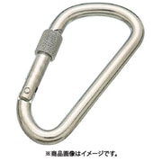 B-1413 [ステンレス カラビナD型 環付 線径10mm 長さ113mm （204-5635） 1個]