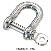 B-1589 [ステンレス ネジシャックル SUS316 呼び7mm （205-3436） 1個]